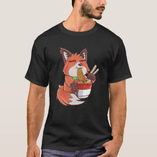 Camiseta Kawaii Fox   Ideia do Presente do Manga Funny Japo