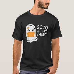 Camiseta Kawaii Ghost in Mask 2020 é Boo Sheet T Shirt