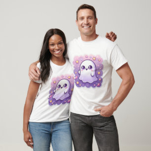Camiseta Kawaii Ghost T-Shirt Cute Pastel Halloween Tee