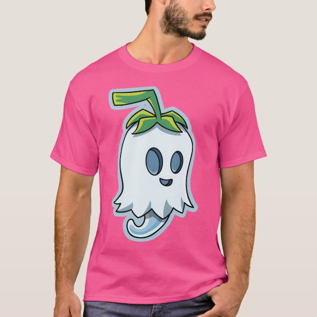 Camiseta Kawaii Ghost Vegetal (Frente)