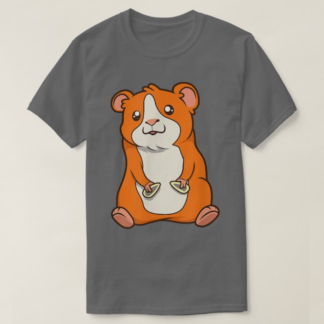 Camiseta Kawaii guinea pig900 (Frente do Design)