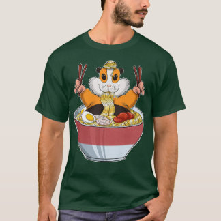 Camiseta Kawaii Guinea Pig Ramen Noodles I Otaku Anime Guin