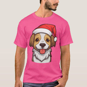 Camiseta Kawaii Jack Russell Terrier Natal