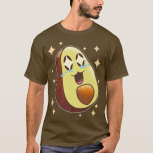 Camiseta Kawaii Japonês Avocado Anime Manga Graphic Japão