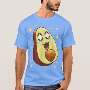 Camiseta Kawaii Japonês Avocado Anime Manga Graphic Japão
