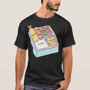 Camiseta Kawaii Japonês Bento Box Tempura Prawn
