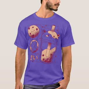 Camiseta Kawaii Japonês Boba Tea Guiné Rosquinha Cookie G