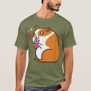 Camiseta Kawaii Japonês Hamster Bubble Tea