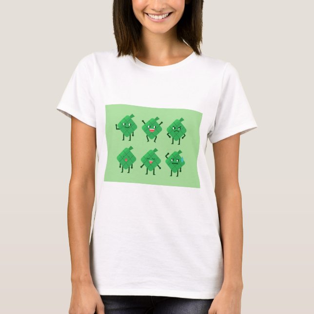 Camiseta kawaii Ketupat (Frente)
