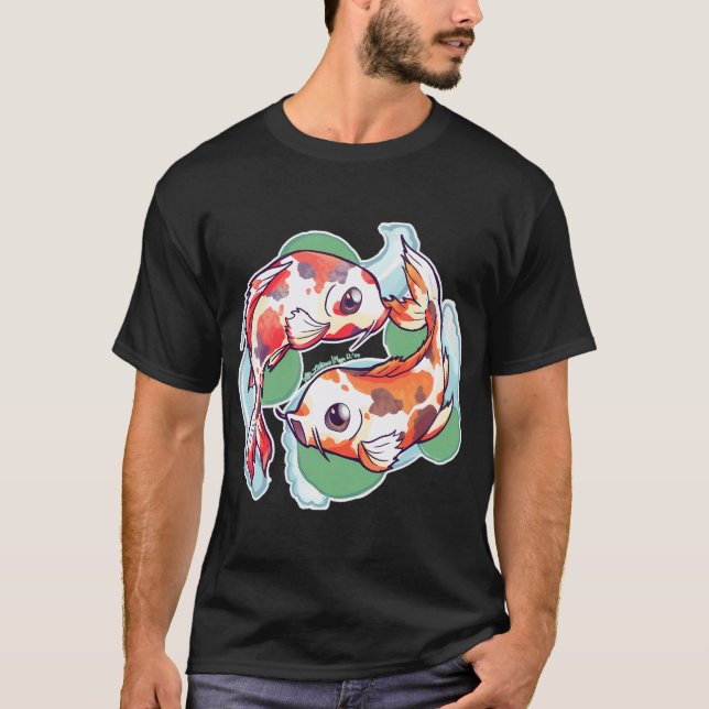 Camiseta Kawaii Koi (Frente)