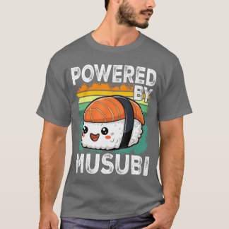 Camiseta Kawaii Musubi retrô engraçado