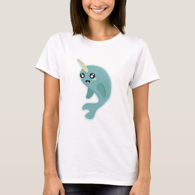 Camiseta Kawaii Narwhal (Frente)