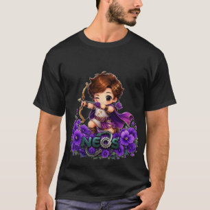 Camiseta Kawaii Neos Zodíaco Sagitário