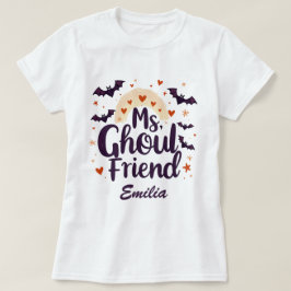 Camiseta Kawaii, nome GhoulFria, t-shirt Halloween