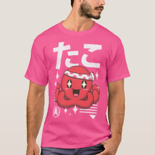 Camiseta Kawaii Octopus