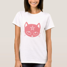 Camiseta Kawaii Pagan Cat T-Shirt Rosa