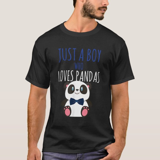 Camiseta Kawaii Panda que ama Pandas (Frente)