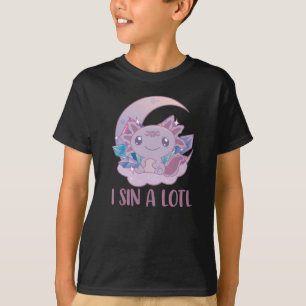 Camiseta Kawaii Pastel Coca Gótico Gótico-Gótico Axolotl