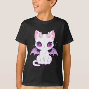 Camiseta Kawaii Pastel Gótico Cachorro, Maravilha de Demôni