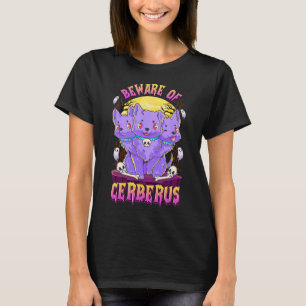 Camiseta Kawaii Pastel Gótico Cute Creepy 3 Headed Ce