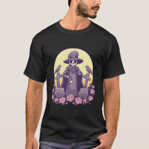 Camiseta Kawaii Pastel Gótico Witchy Death Grim
