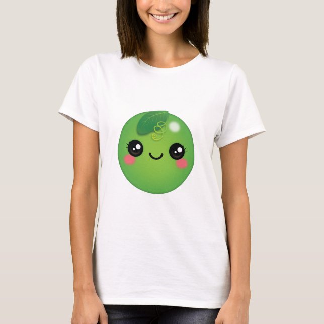 Camiseta Kawaii Pea T-Shirt (Frente)