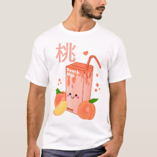 Camiseta Kawaii Peach milk