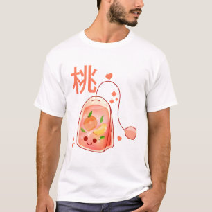 Camiseta Kawaii Peach Tea Bag