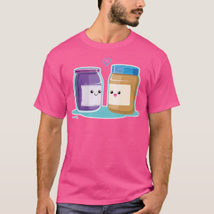 Camiseta Kawaii Peanut Butter E Jelly