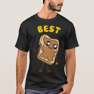 Camiseta Kawaii Peanut Butter Jelly 12 BFF Melhor Matriz de