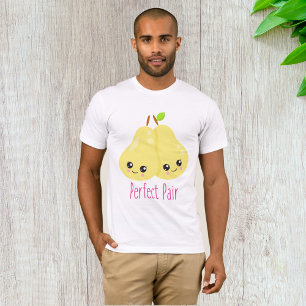 Camiseta Kawaii Pear Casal Perfeito Par Funny Pun