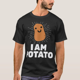 Camiseta Kawaii Potato I Am Potato Funny Potato