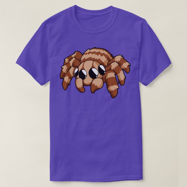 Camiseta Kawaii pulando aranha 1 (Frente do Design)