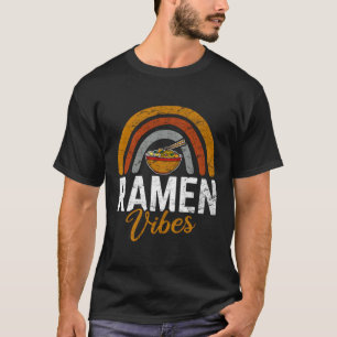 Camiseta Kawaii Ra S Rainbow Japonês Ra Noodles