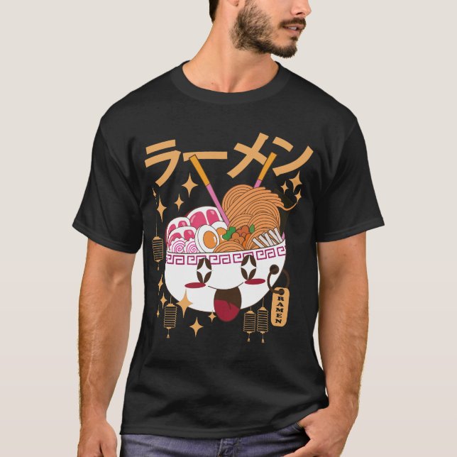 Camiseta kawaii RAMEN (Frente)