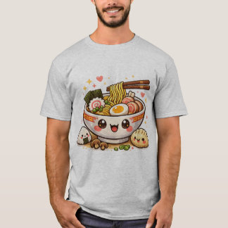 Camiseta Kawaii Ramen Bowl T‑Shirt