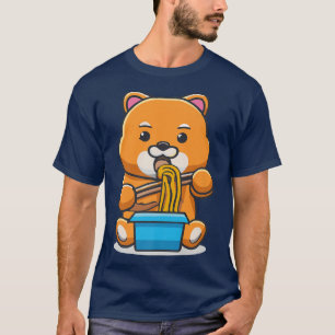 Camiseta Kawaii Ramen Cute Anime Corgi Dog Funny647