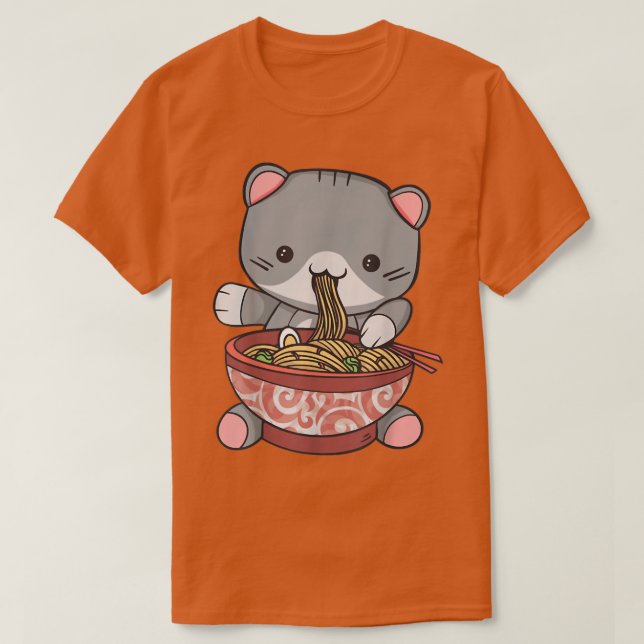 Camiseta Kawaii Ramen Gift (Frente do Design)