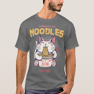 Camiseta Kawaii Ramen Japonês Noodles Cute Noodles