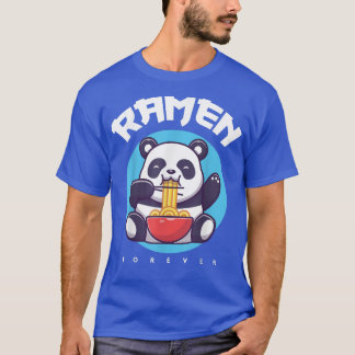 Camiseta Kawaii Ramen Japonês Noodles Cute Panda Noo