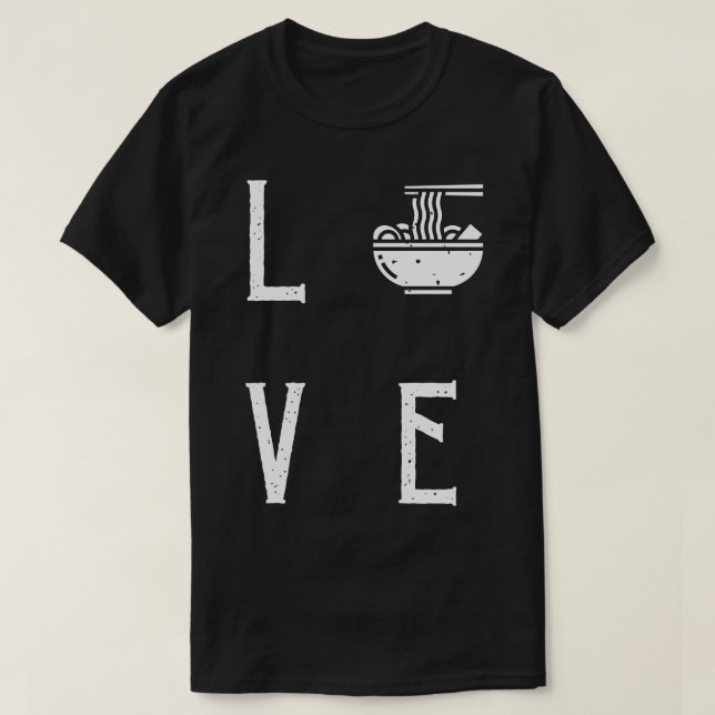 Camiseta Kawaii Ramen Lover (Frente do Design)