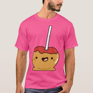 Camiseta Kawaii Red Caramel Apple
