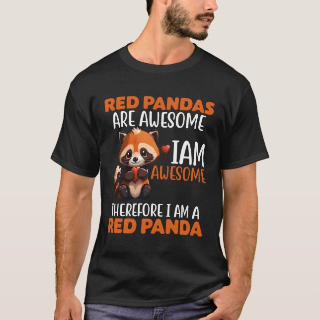 Camiseta Kawaii Red Panda Red Panda Panda (Frente)