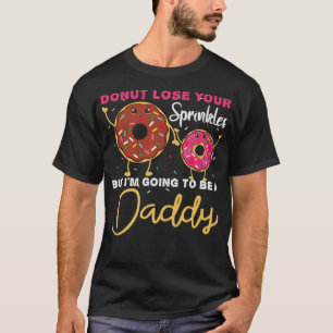 Camiseta Kawaii Rosquinha Sprinkles É Pai Sexo 8º aniversár