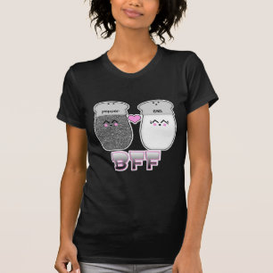 Camiseta Kawaii Sal e Pimenta BFF