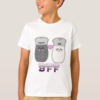 Camiseta Kawaii Salt n Pepper BFF