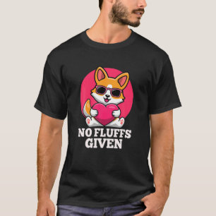 Camiseta Kawaii Shiba Inu Sem Fluxos Dando Shiba Adorável