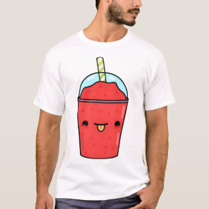 Camiseta Kawaii Slushy Vermelho