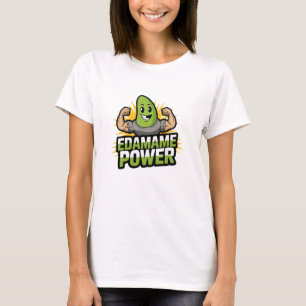 Camiseta Kawaii Snacks: Bela Arte Edamame