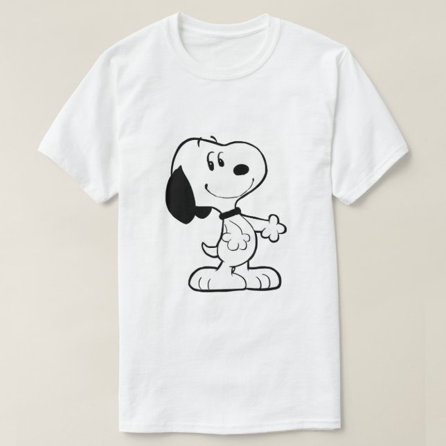 Camiseta Kawaii Snoopy Cute (Frente do Design)